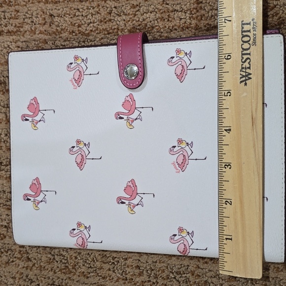 NWOT-Coach Leather Spiral Notebook - Picture 8 of 10